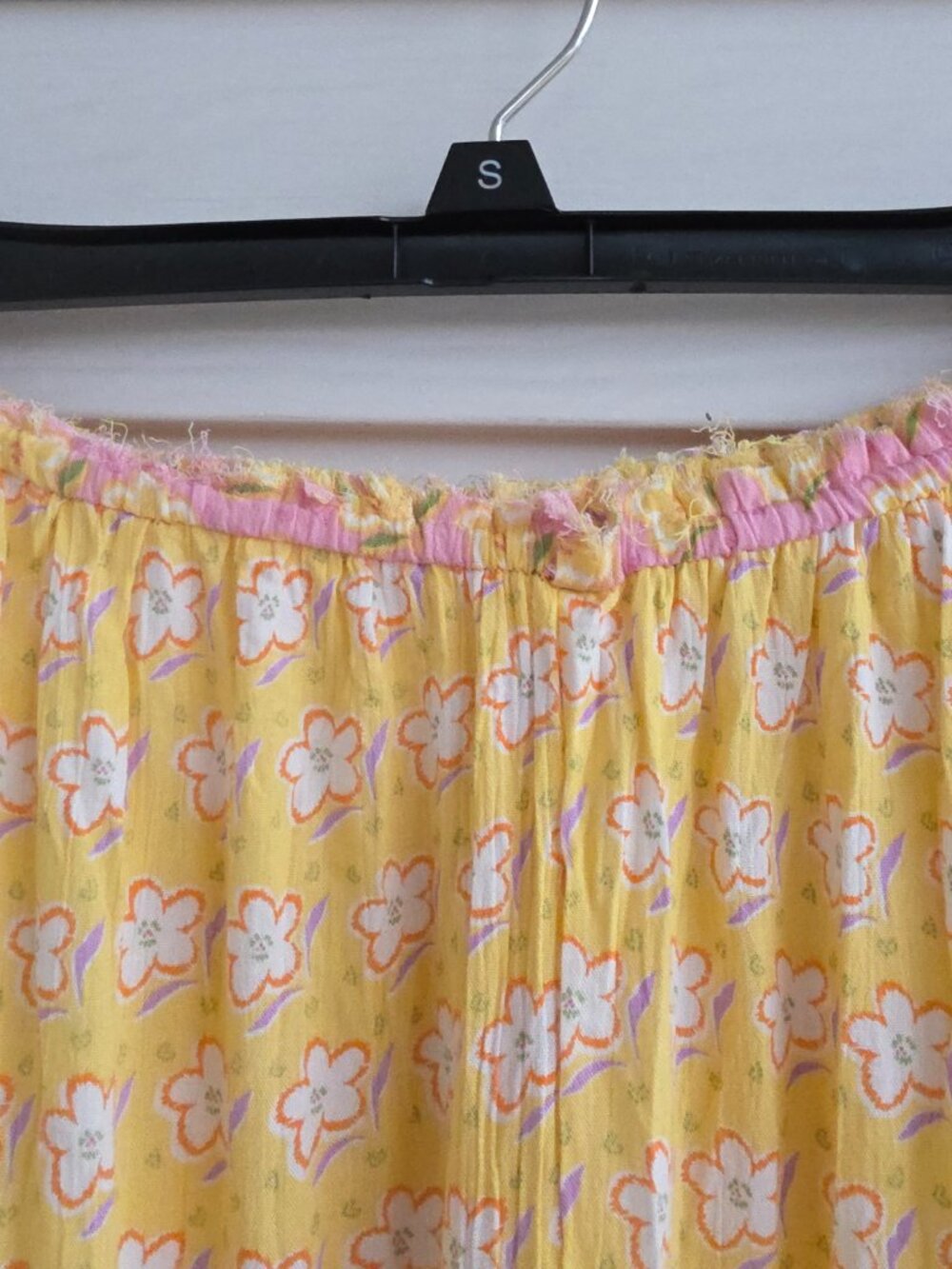 KIWI and PUNCH pastel floral rayon ruffled skirt - Picture 6 of 9